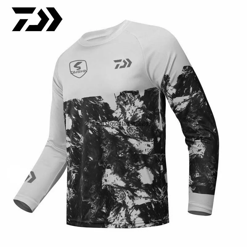 

2020 DAIWA Men Fishing Clothing Ultrathin Sunscreen Anti-uv Breathable Coat Summer Long SleeveFishing Shirt Size XS-5XL Jacket
