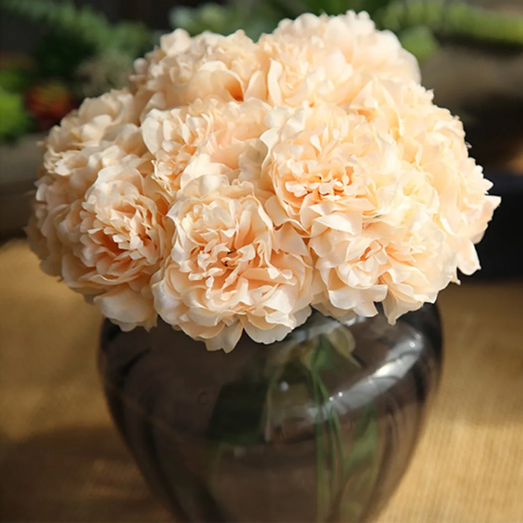 

Artificial Artificial Flower Bunch Decor Flowers Garden Hydrangea Large