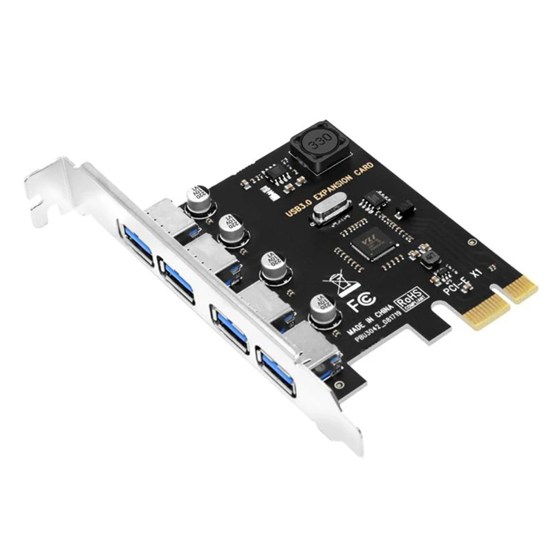 

SSU 4 порта USB 3.0 PCI-E Расширенная карта PCI Express PCIe USB 3.0 4 порта USB3.0 контроллер USB3.0 PCIe