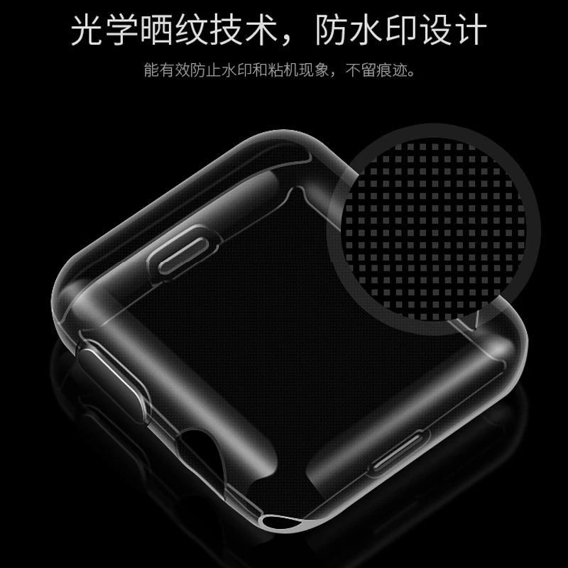 Силиконовые Мягкие часы Чехол для Apple Watch 5 4 44 мм 40 мм iwatch 3 2 1 42 мм 38 мм Универсальная крышка ультратонкий защитный чехол