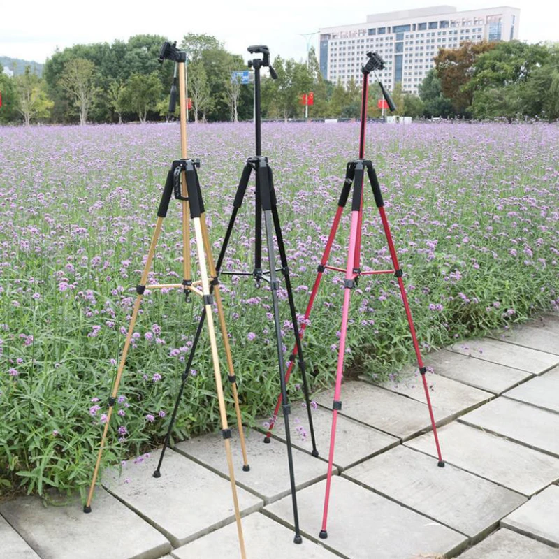 universal 1 4m 3 section tripod phone holder portable travel mobile camera gopro video photo foldable holder accessories free global shipping