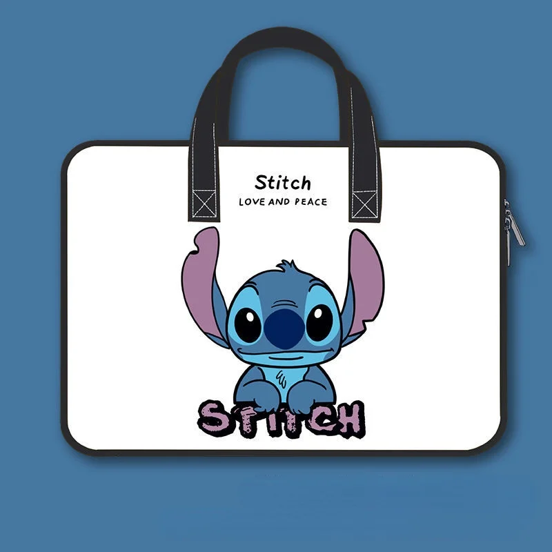 

Disney Stitch Cartoon Laptop Bag Notebook Computer Bag for Macbook Air Pro Hp Lenovo Dell Acer Asus Shoulder Briefcase Handbag