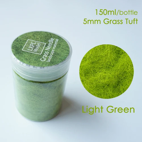 Light Green Песочный стол производство газон 5 мм трава Tuft трава порошок трава иглы ручной работы пейзаж материал - Цвет: Light Green