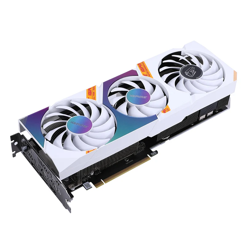 Цветная игровая видеокарта iGame GeForce RTX 3060 Ultra 12 Гб GDDR6 4 0 бит PCIE разгон одной кнопкой
