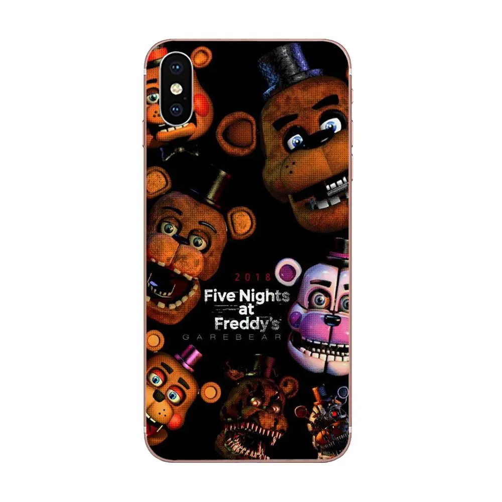 New Five Nights At Freddys Fnaf 2018 Transparent TPU Phone Case Cover For Xiaomi Redmi Note 2 3 3S 4 4A 4X 5 5A 6 6A Pro Plus | Мобильные