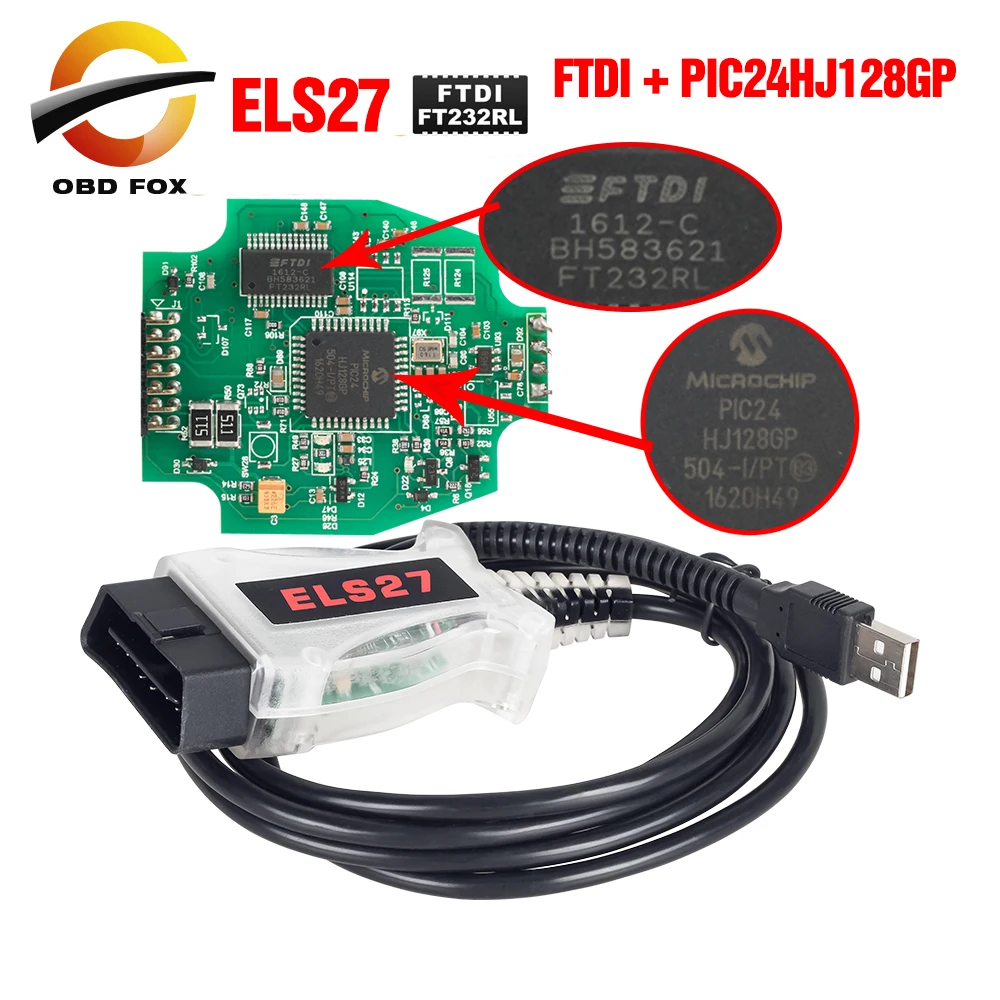 Диагностический сканер ELS27 FORScan OBD2 инструмент для диагностики протокола obd2 через