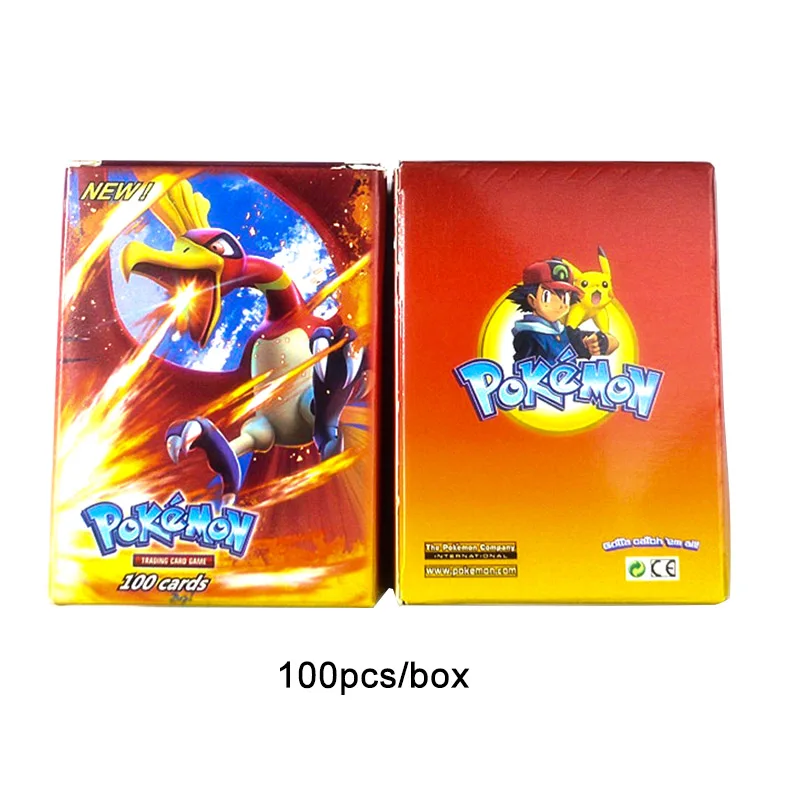 100pcs GX cards Новинка 100 шт. GX EX карточные игрушки хобби игровые карты коллекционные Сияющие карты английский карманный монстр Покемон тренажер - Цвет: 100pcs GX cards