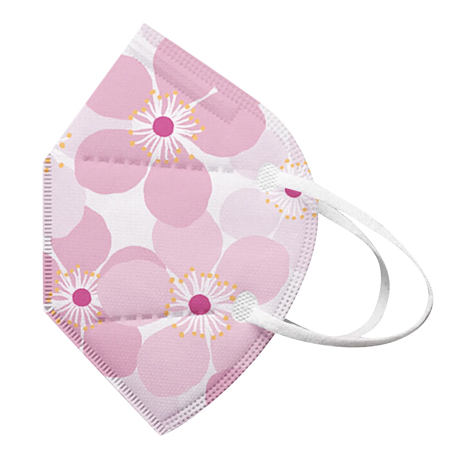 

4ply Filters Fish Face Mask Adult Disposable Masks Fashion Flowers Printed Mouth Cover Masks Personal Mascarillas Desechables