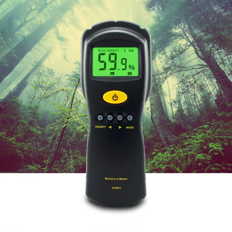 

Digital hygrometer Wood Moisture Meter Tester High Precision Humidity Measuring Instrument Tool LCD display AS981