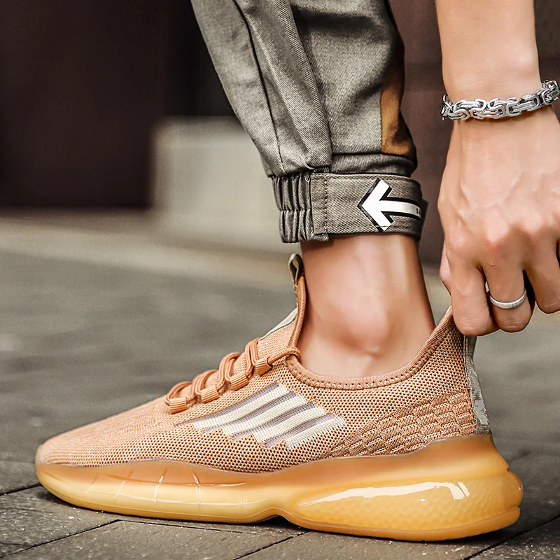 Мужская повседневная обувь для мужчин кроссовки прочная долговечная подошва