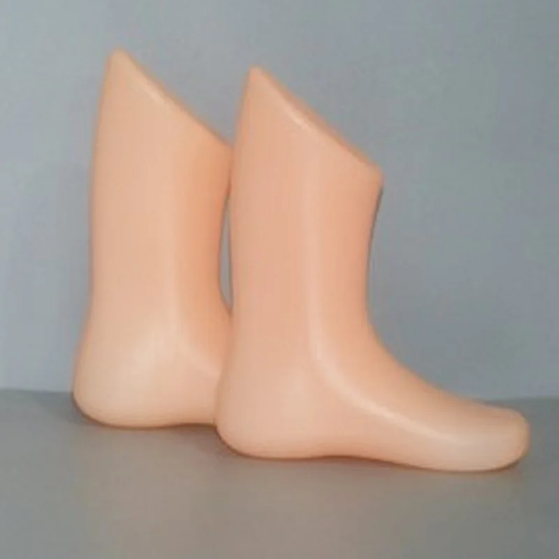 2 шт. детские манекены для ног желтые | Дом и сад