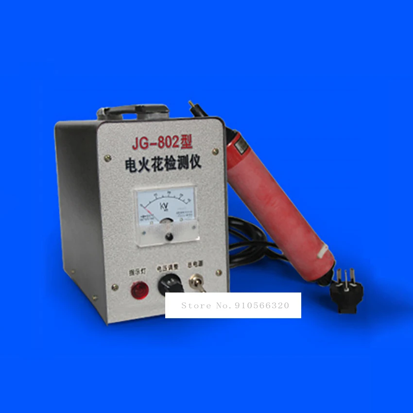

JG-802 Portable Holiday Detector Electric Spark Leak Detector Pinhole Tester Metal Anticorrosive Coating Testing Equipment