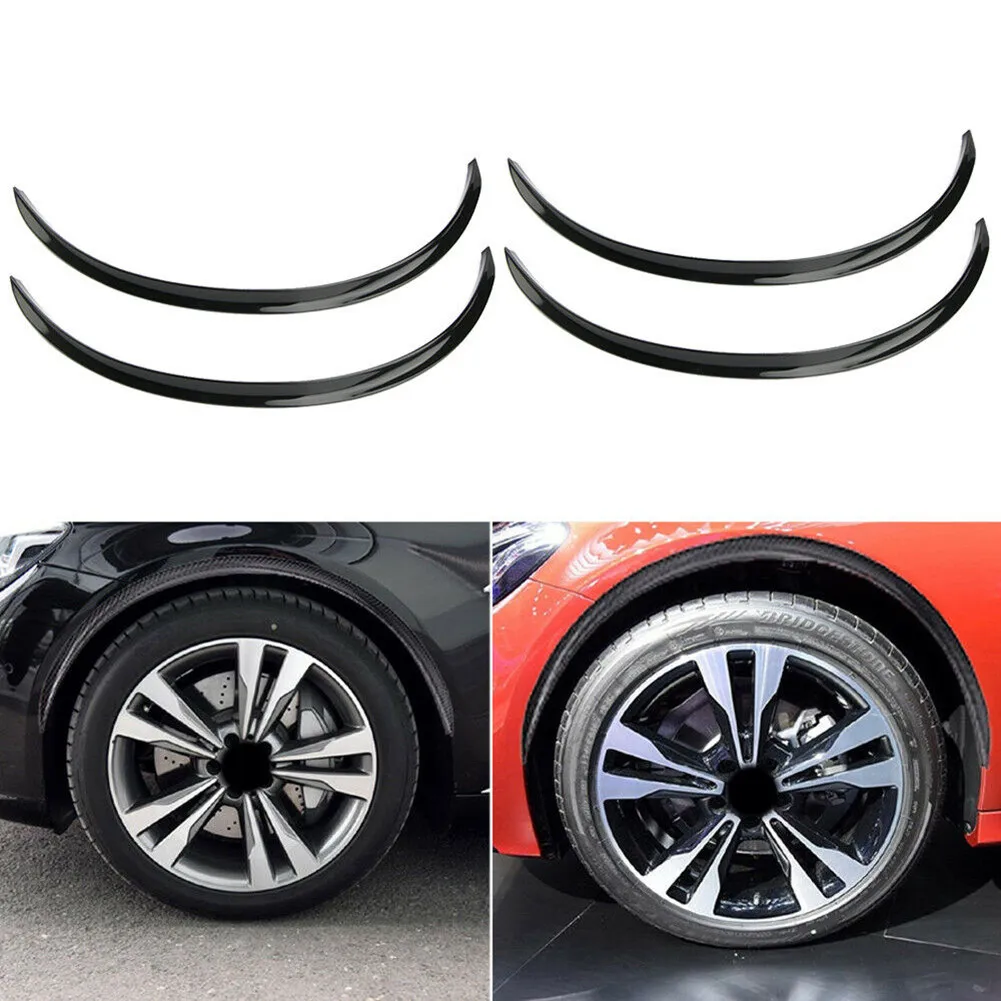 Color Wheel Decorations Lips Protector 73cm * 2.5cm Arch Black Flares | Автомобили и мотоциклы