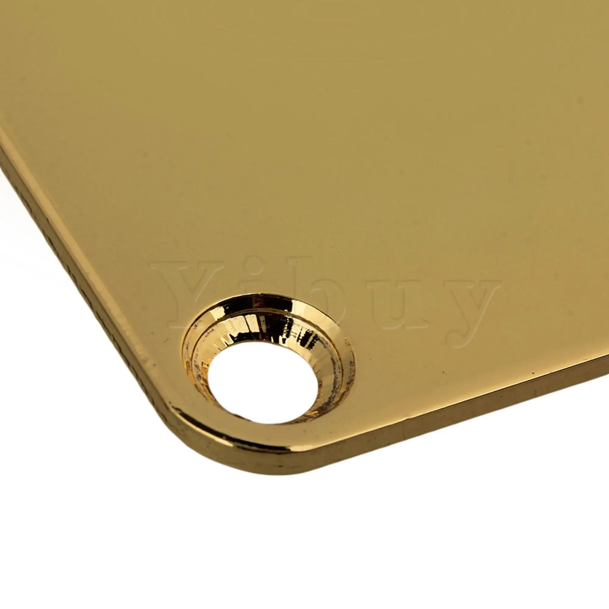 Yibuy 20 Set of Gold Neck Plate for Guitar 4 Hole Style | Спорт и развлечения