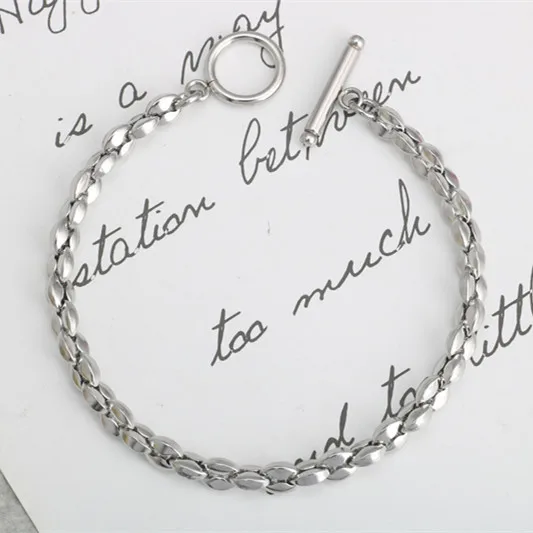 Модное индивидуальное ожерелье с пряжкой из титановой стали в виде кофейных