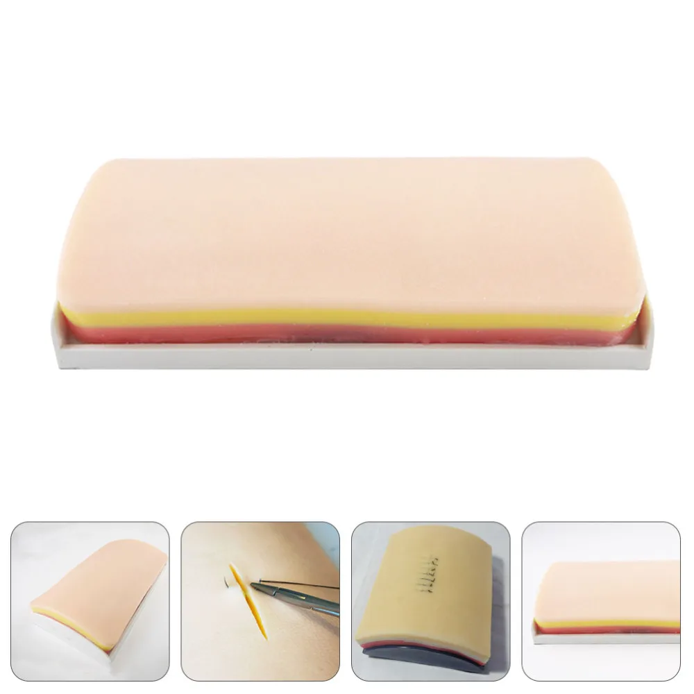 

Silicone Simulation Human Skin Suture Material Training Module for Student