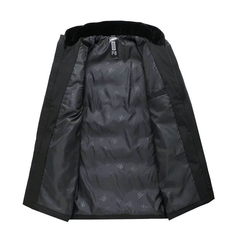 

2020 Men's Winter Jacket New Casual Fashion Thick Down Winter Jacket Men's hot sale Long Style Coat Dropshipping