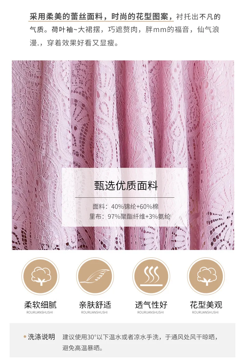 Осеннее кружевное вечернее платье с v-образным вырезом и расклешенными рукавами