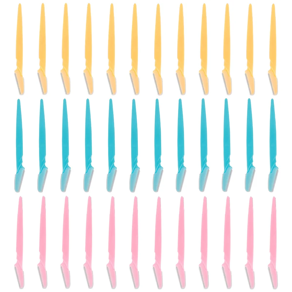 

36Pcs Travel Razors Stainless Steel Brow Shaver Trimmer Beauty Tools