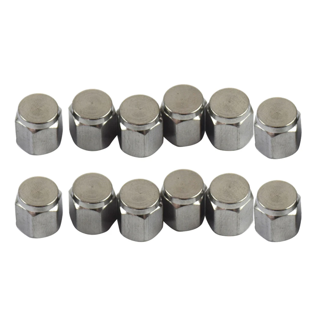 

12x Schrader Valve Bike Motorcycle Cars Valves Dust Cover Tire Stem Caps