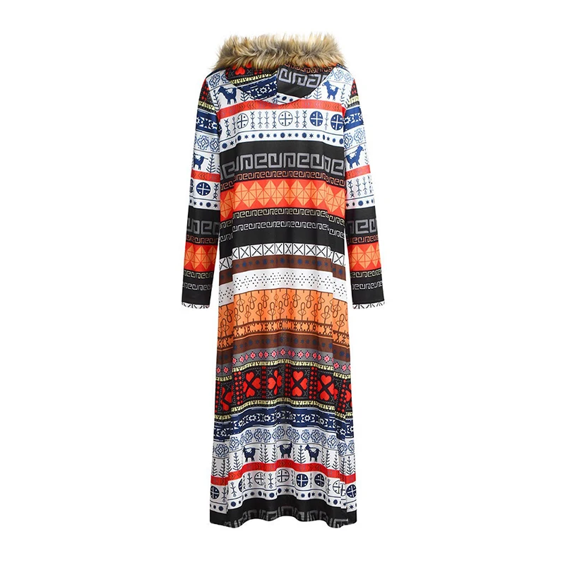 Everkaki Boho меховое плотное пальто, куртки для женщин, зимние шикарные женские свободные винтажные богемные длинные пальто, куртка, верхняя одежда для женщин, новинка