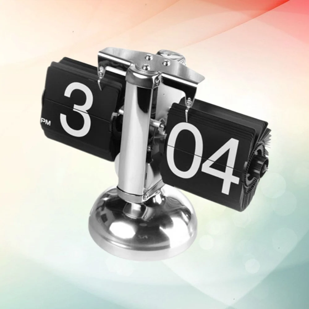 Ретро Автоматическая Дата Время Дисплей AutoPager токарная обработка Страница часы