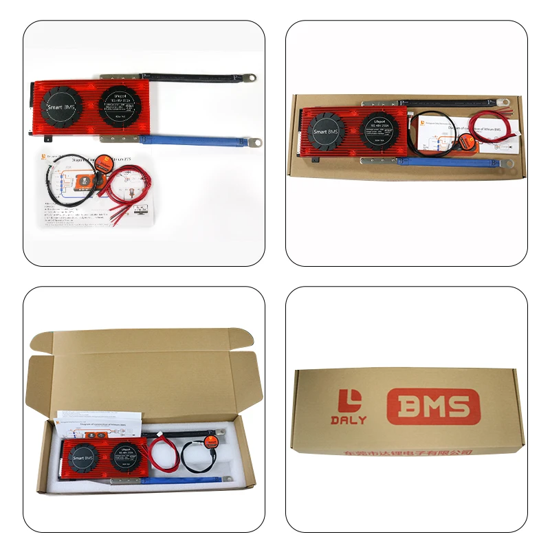Smart BMS 4S LiFePo4 12V 48V 30A 60A 80A 100A 120A 150A 200A 250A 300A 400A 3S 32S Li Ion LTO 7S 8S 12S 13S 16S 24S|Аксессуары для