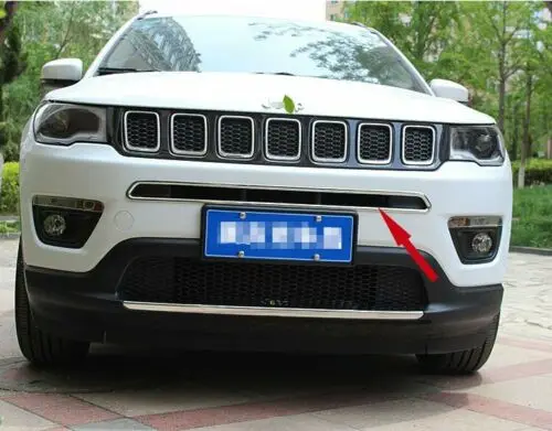 

Front Grill Grille Lower Cover Trim ABS Fit Jeep Compass 2017 2018