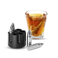 ice reusable cubes bullet chilling stones long lasting freezing ice piece artifact for beverage whiskey kitchen bar tool for ice