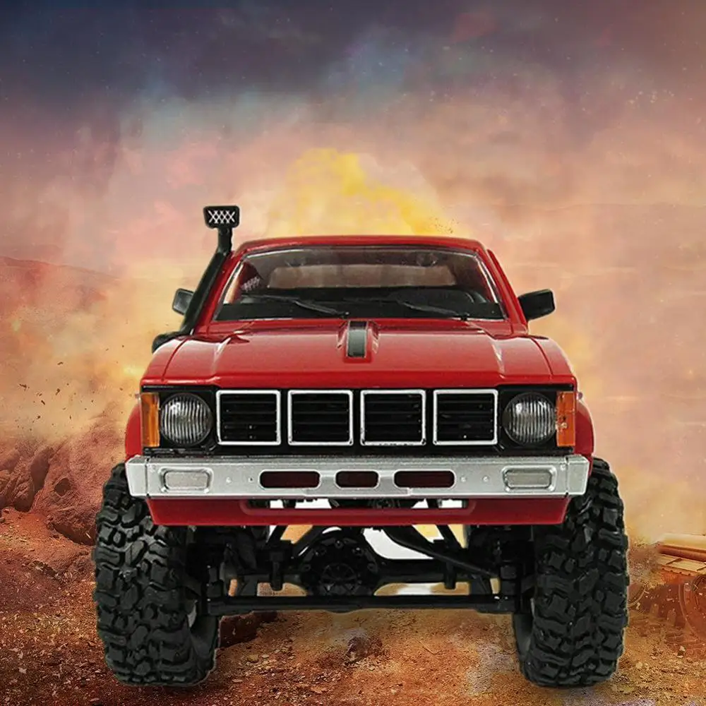 1:16 RC Байк 4WD радио 2 4G гусеничный внедорожный армейский светодиодная фара для