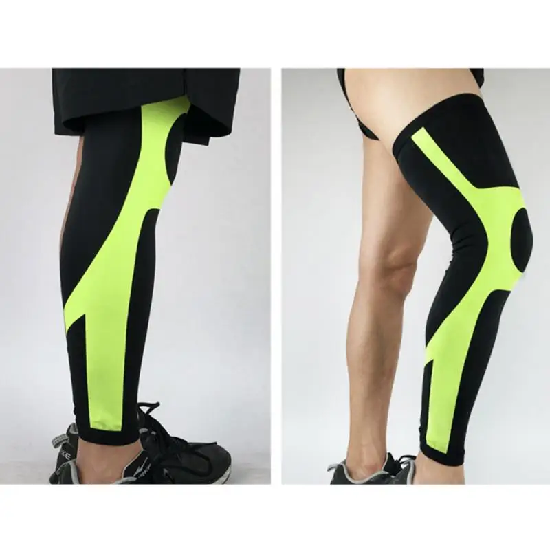 

Новый сжатия устойчивость Велоспорт бег Футбол Баскетбол до середины икры защита с заплатами на коленях, штанины до колен Леггинсы Спортив...