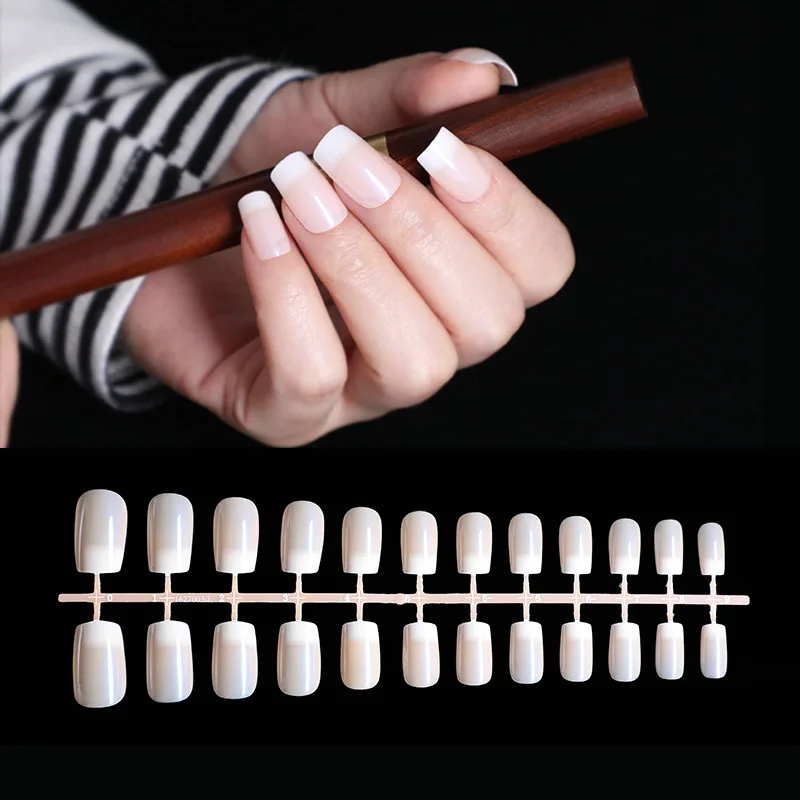 NOQ 24 шт 4 комплекта профессиональная цветная карта накладные ногти советы для