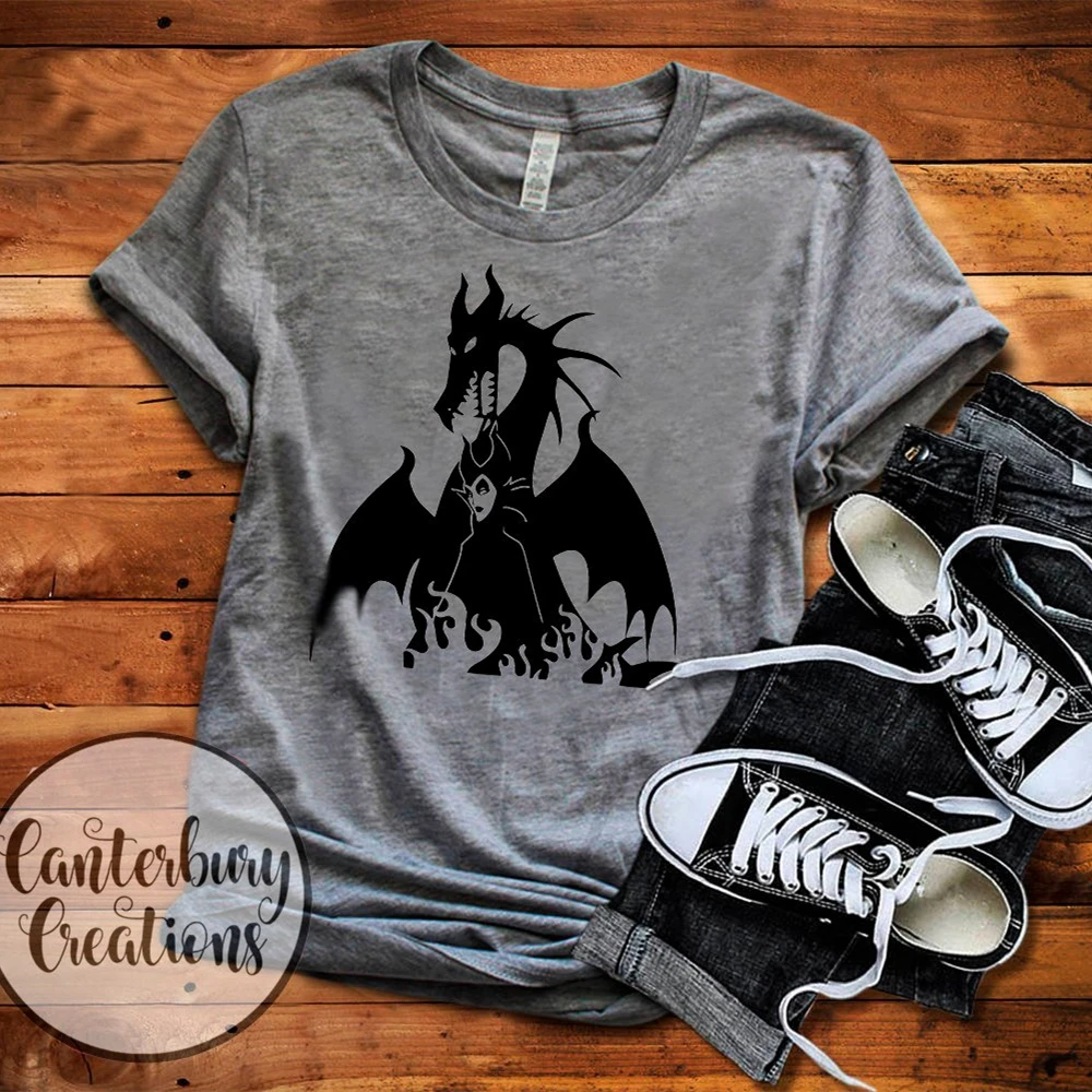 Футболка с изображением злой королевы дракона крутая рубашка злодей рубашки для