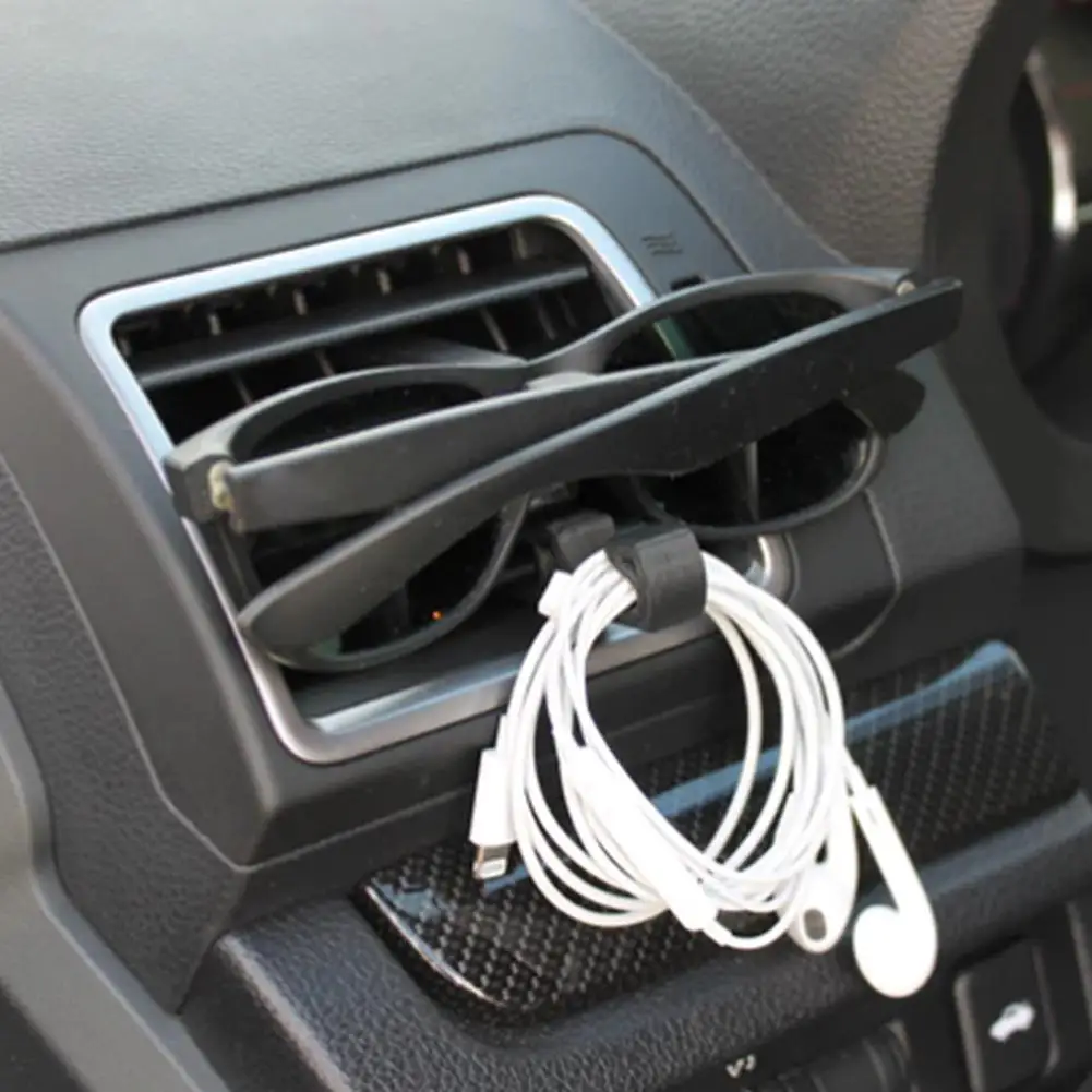 

2Pcs/Set Auto Air Vent Hanger Holder Hook Fastener Mount for Sunglasses Phone