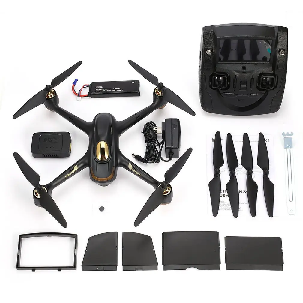 Оригинальный Hubsan H501S X4 5 8G FPV Бесщеточный Радиоуправляемый квадрокоптер с 1080P HD