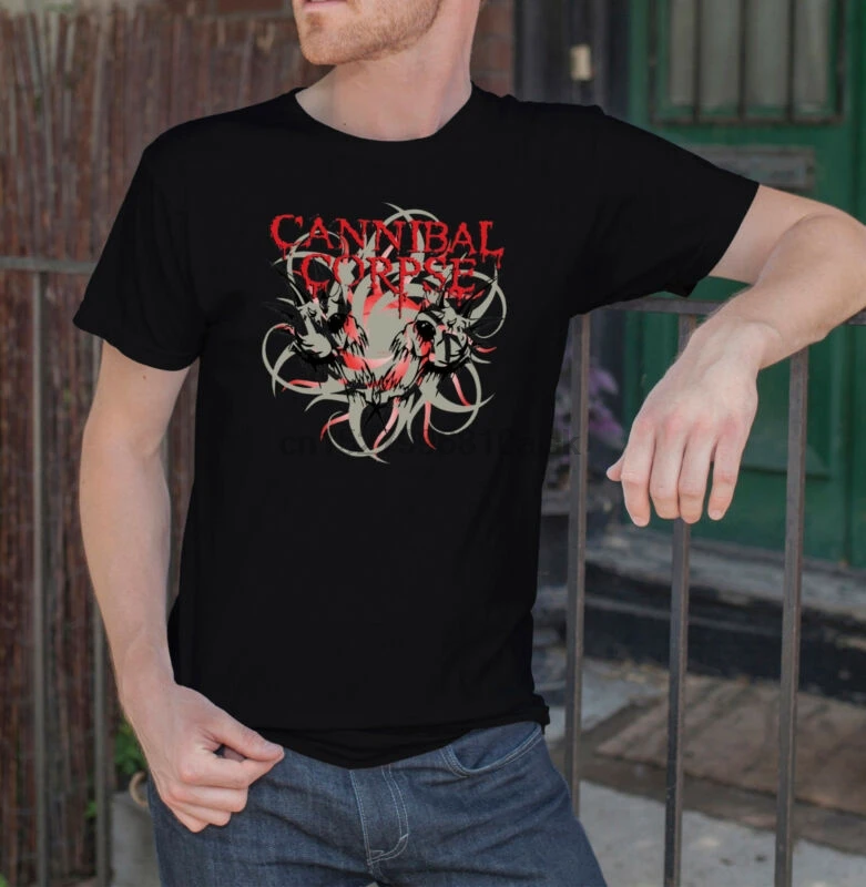 Cannibal Corpse Мужская черная футболка дэт-метал группа Размеры | одежда