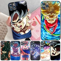 dragon anime figure super warrior color painting phone case for iphone 11 pro max funda carcasa coque back cover