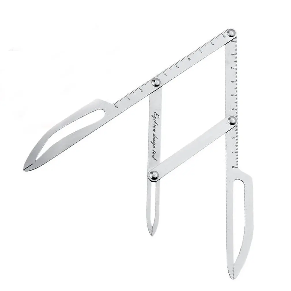 Стандартный объем позиционирования бровей линейка для нанесения татуировки