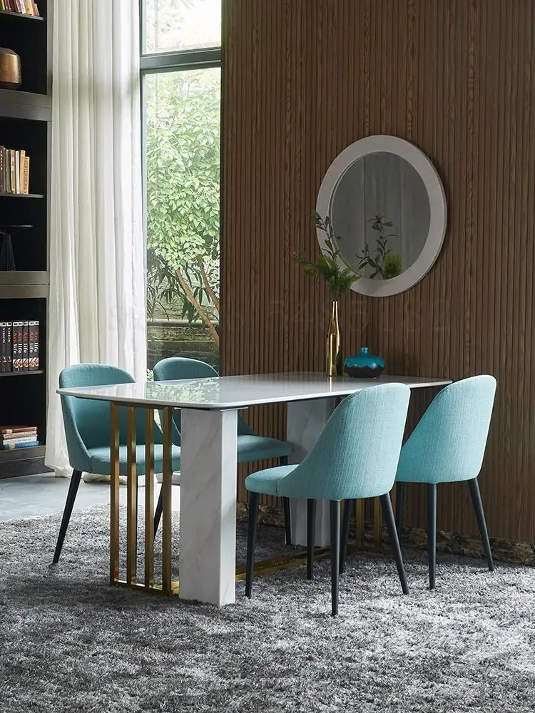 Скандинавский обеденный стул из массива дерева современный минималистичный на