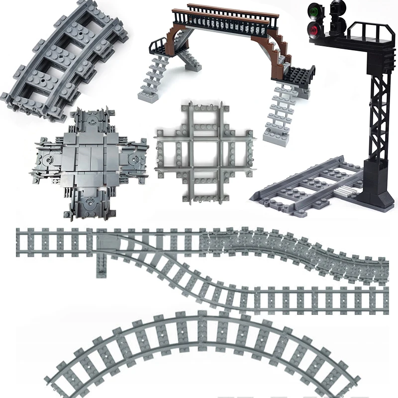 

Строительные блоки для поездов и железнодорожных дорожек