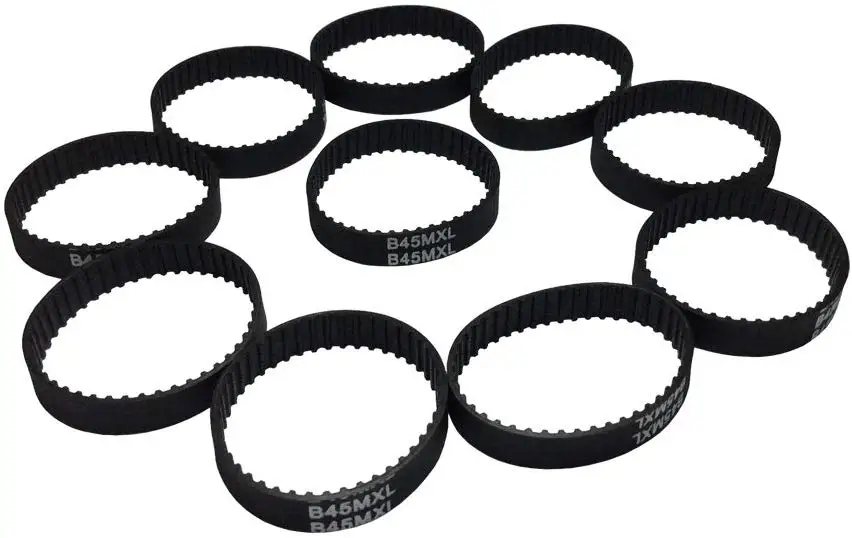 

HTD MXL Round Rubber Timing Belts Closed-Loop 227.584-379.984mm Length 6mm Width 112-187Teeth MXL Drive Belts for 3D Printer
