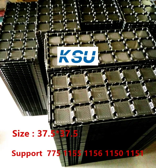 Чехол для процессора в пластиковой коробке с иглой intel 775 1155 1156 1150 1151 37 5 - купить по