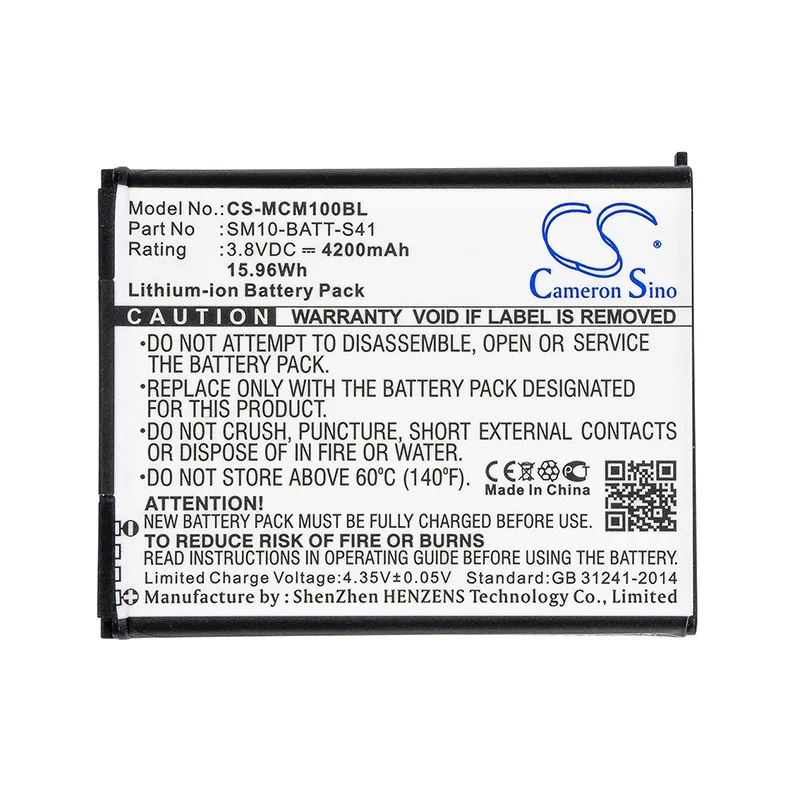 

Cameron Sino 4200 мАч аккумулятор для M3 Mobile,SM10,SM10LTE,SM10-BATT-S41