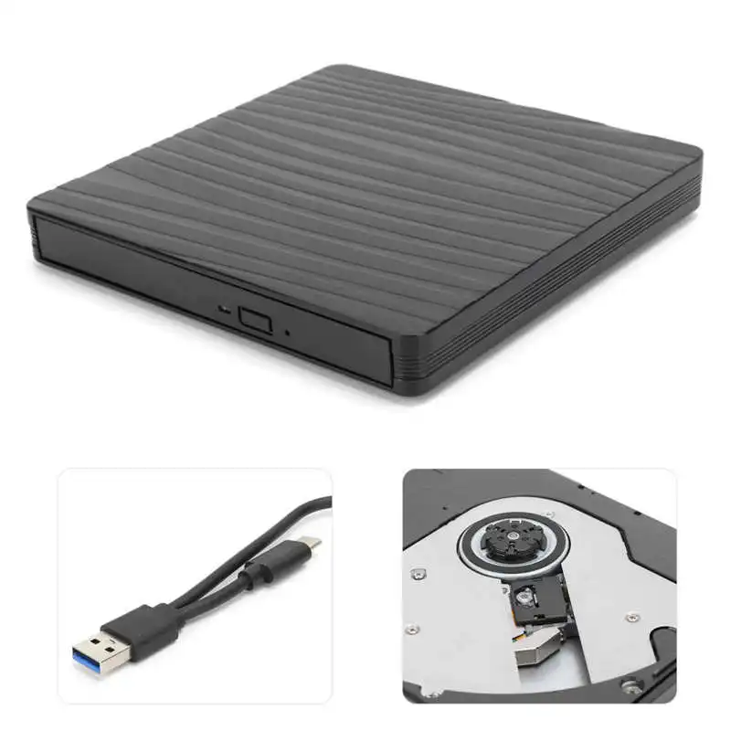 Внешний оптический привод мобильного Dual Порты и разъёмы TYPE C USB3.0 устройство для