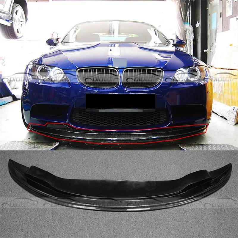 OLOTDI углеродное волокно передний разветвитель бампер губа спойлер для BMW E92 E93 M3