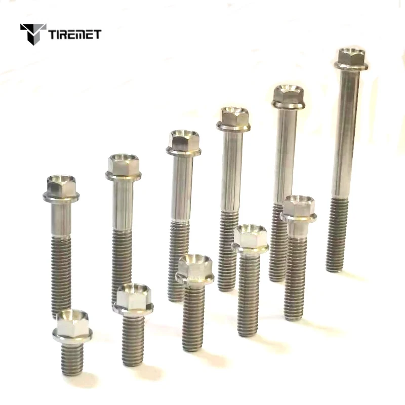 Tiremet Титан болты фланца с шестигранной головкой винт M6 M8x 10 15 16 18 20 25 30 35 40 45 50 55 60 мм