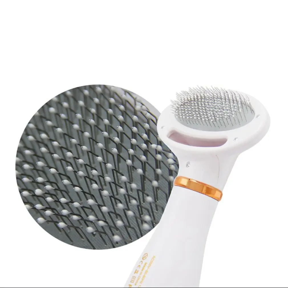

2-In-1 Portable Dog Hair Dryer And Comb Brush Electric Pet Grooming Cat Hair Comb Low Noise Dog Fur Blower