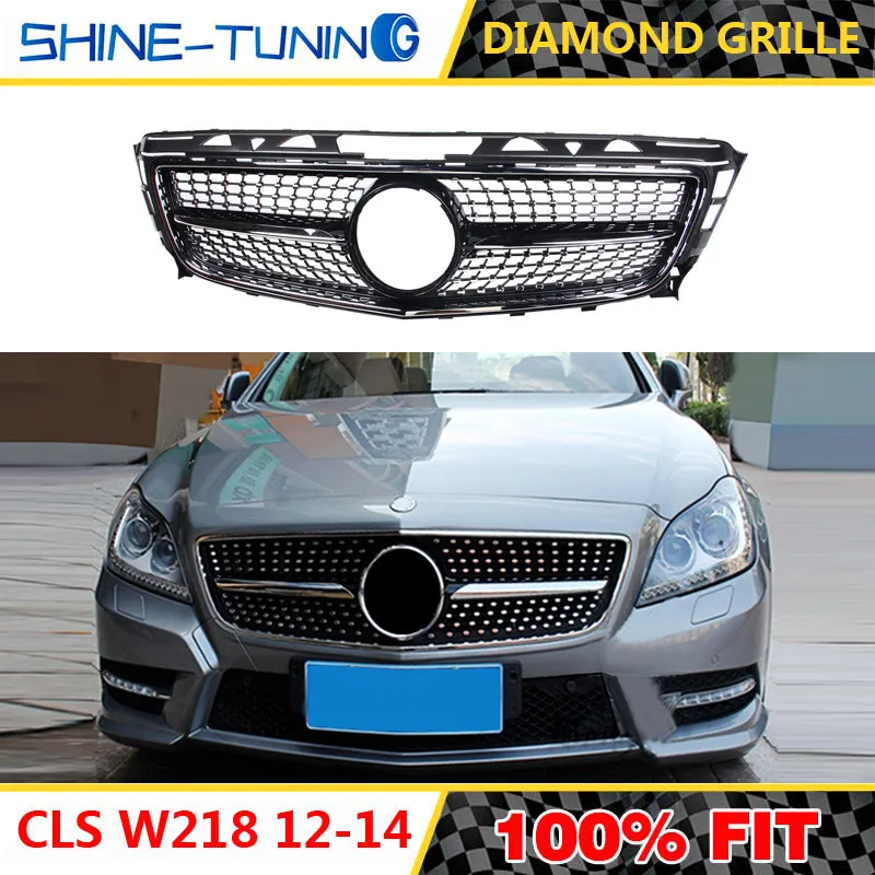Алмазная решетка подходящая для нового класса CLS W218 2011 14 250 CLS300 CLS350 без