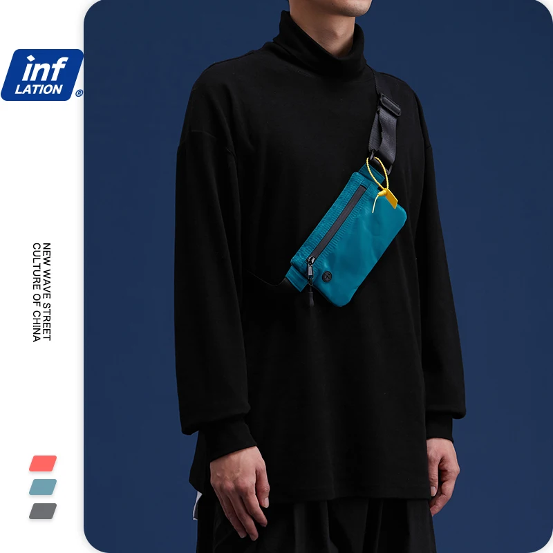 Мужская и Женская поясная сумка INFLATION эластичная для денег на лето 206AI2019|Поясные