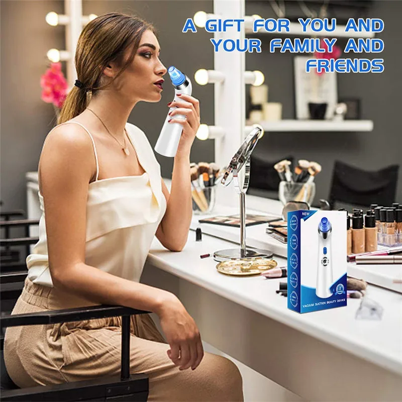 Вакуумный прибор для удаления черных точек на лице с ЖК-дисплеем | Красота и